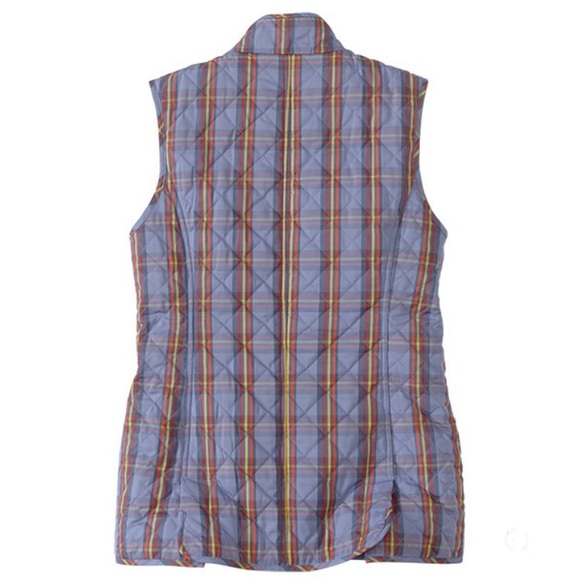 Orvis Sunderland Blue Plaid Full-Zip Vest Size XS - Picture 2 of 8